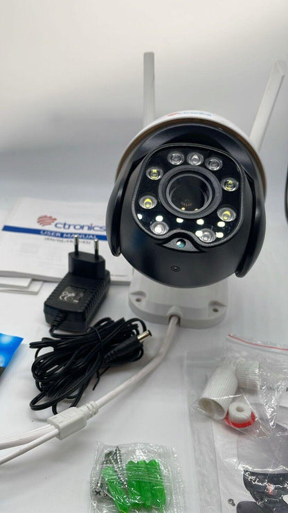 ctronics 285C-Z4 - 5X Optischer Zoom Überwachungskamera Aussen WLAN,