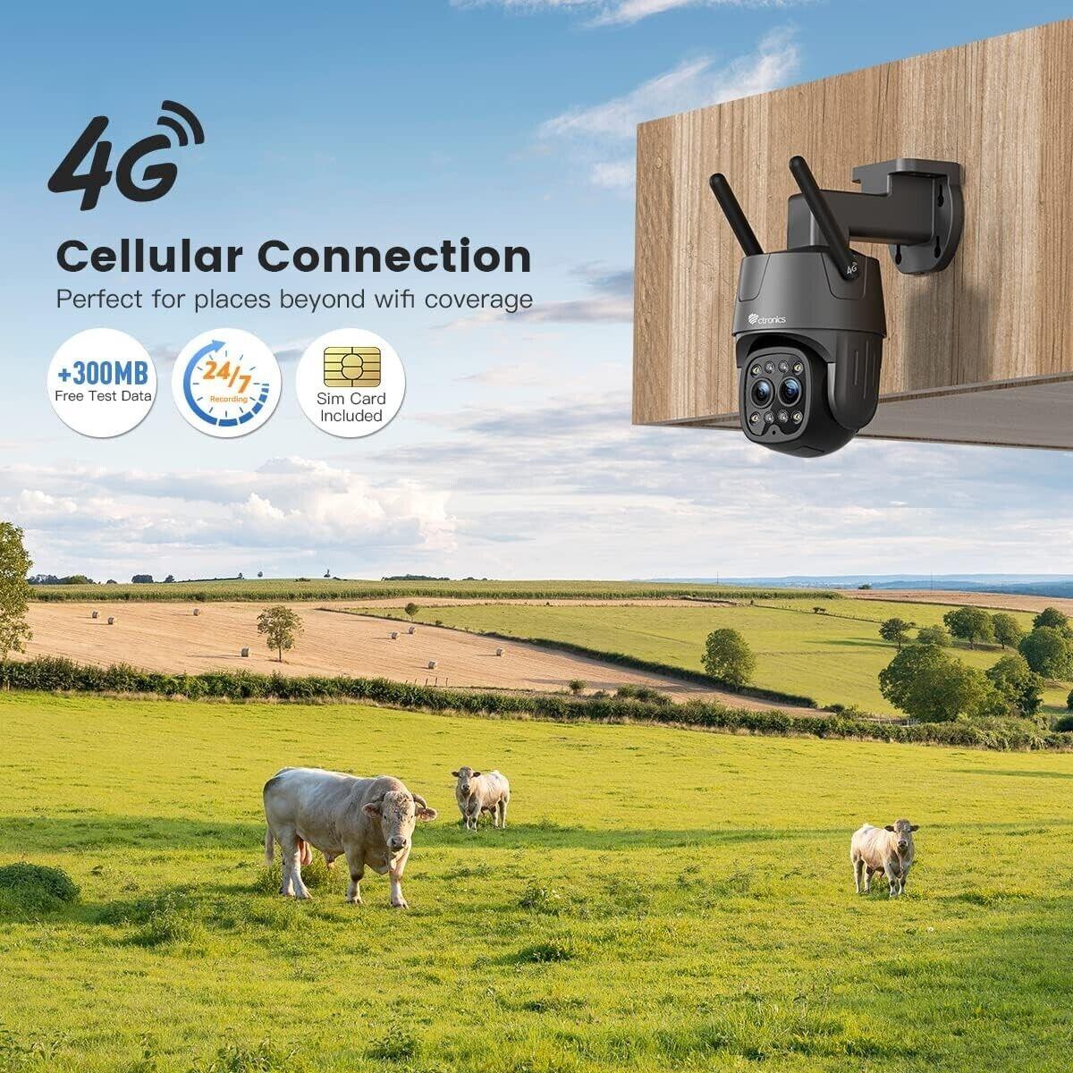 Ctronics 650C 2MP- 3G/4G LTE Überwachungskamera Aussen