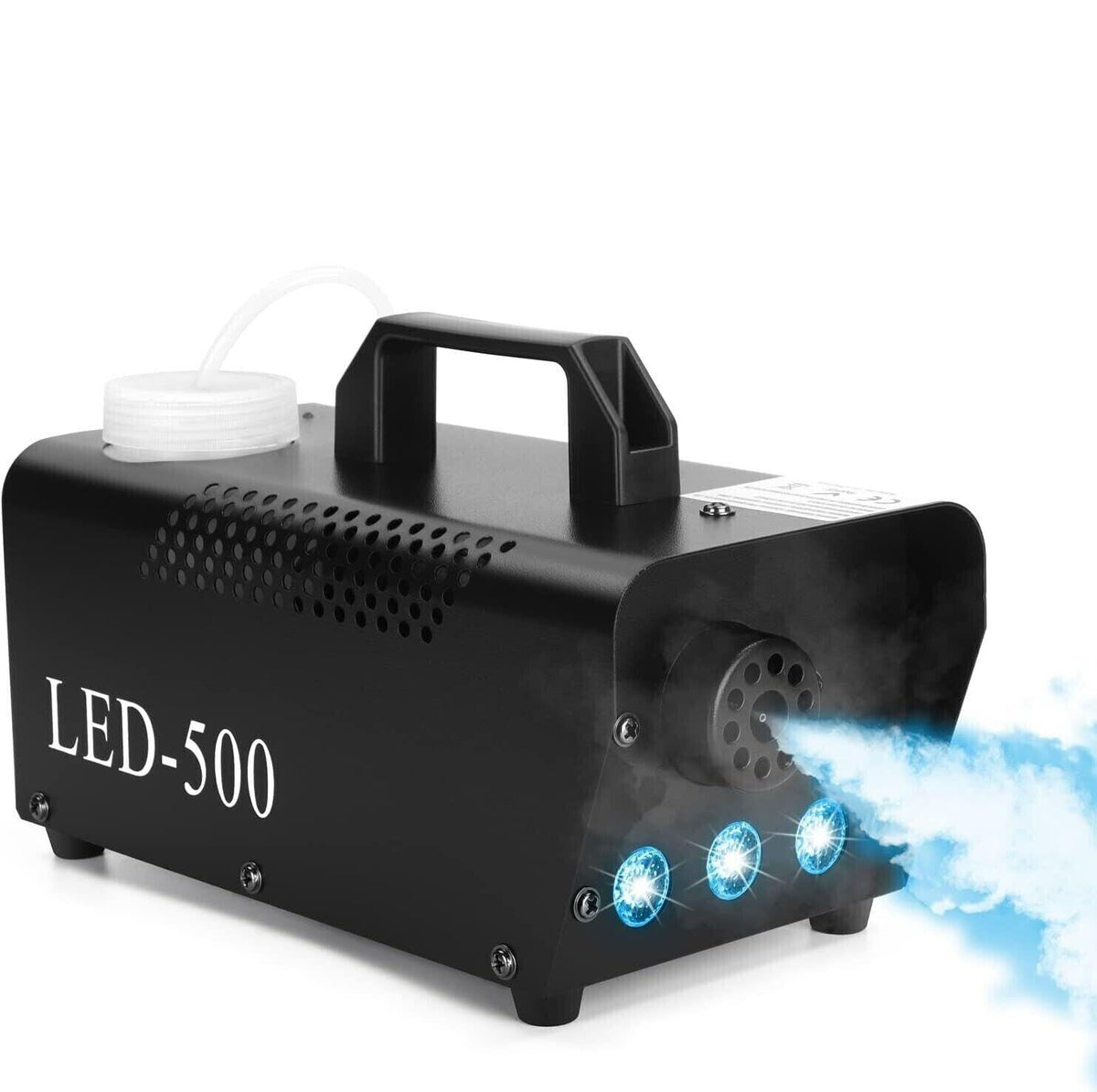 500W Nebelmaschine, mit 7 Led Lichteffekt,  Fernbedienung, Party..