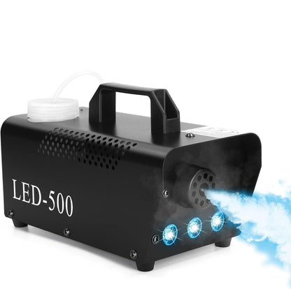 500W Nebelmaschine, mit 7 Led Lichteffekt,  Fernbedienung, Party..