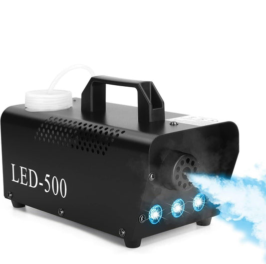 500W Nebelmaschine, mit 7 Led Lichteffekt,  Fernbedienung, Party..