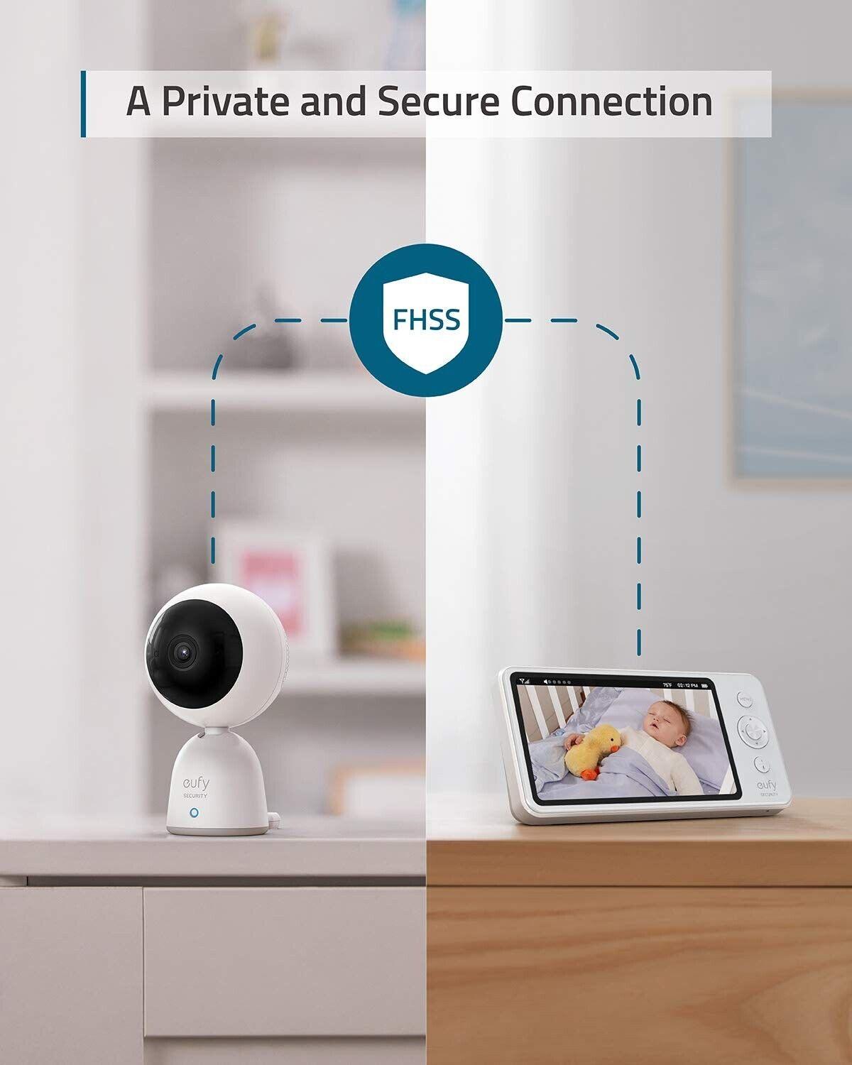 eufy Resolution - Baby Monitor 720p Auflösung, 5 Zoll Display