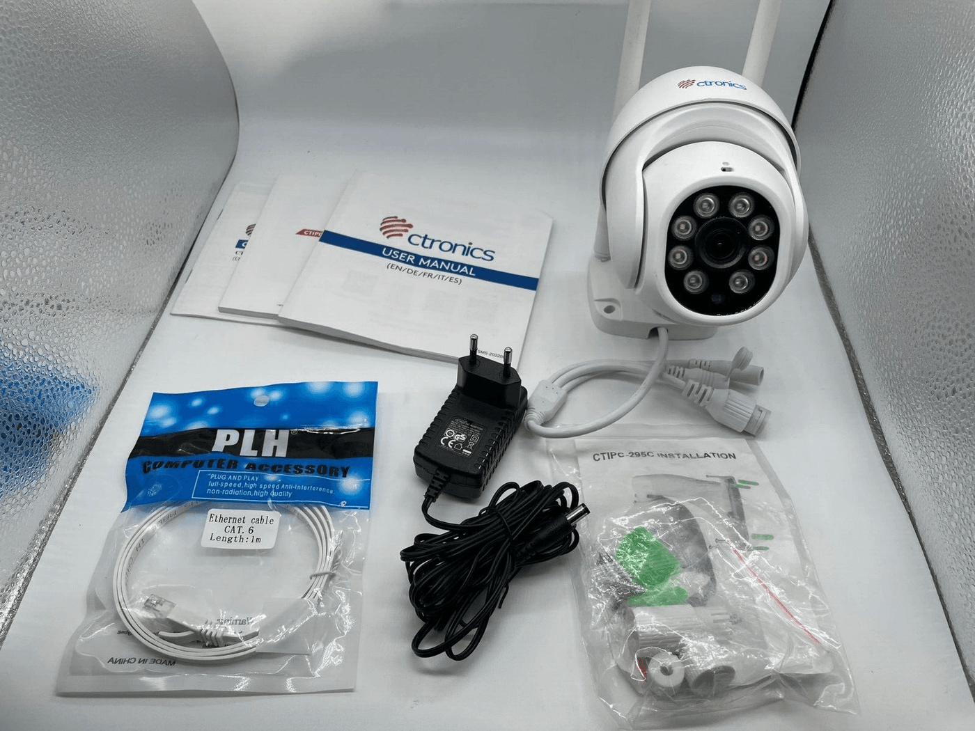 ctronics PTZ Überwachungskamera Aussen,1080P Kabellose IP WLAN Outdoor Kamera mi
