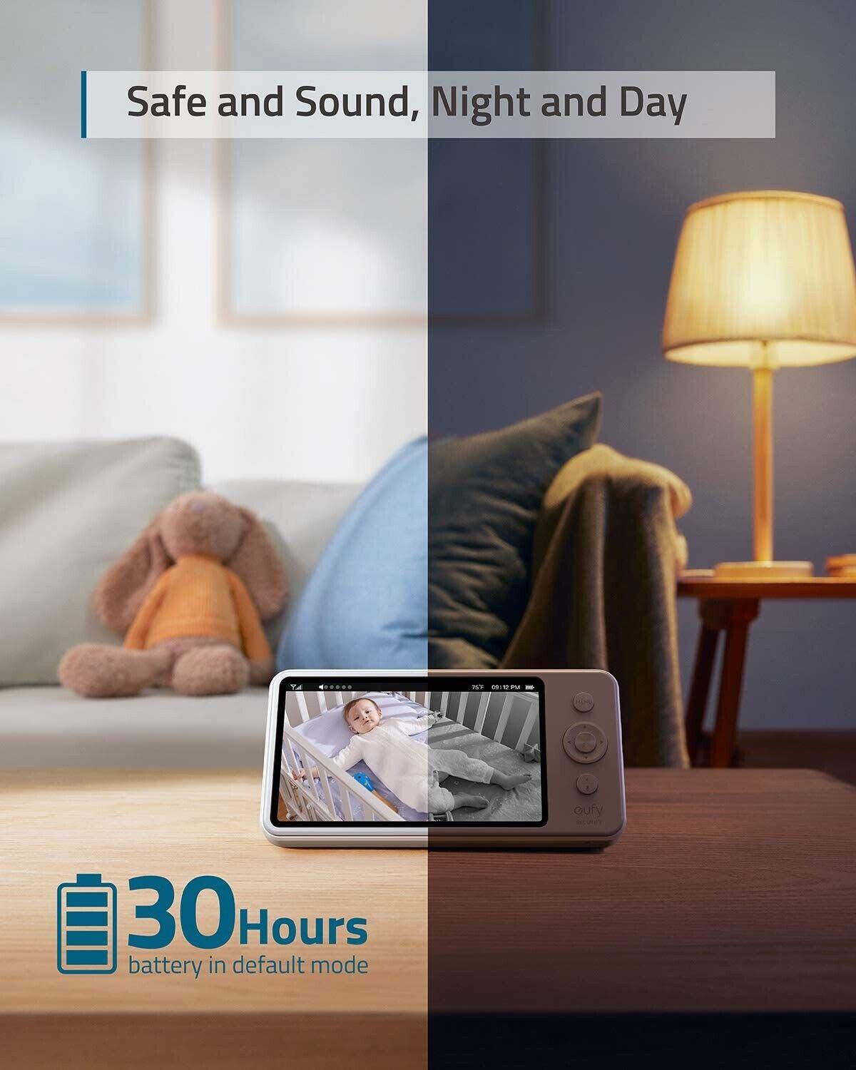 eufy Resolution - Baby Monitor 720p Auflösung, 5 Zoll Display