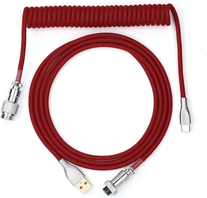 EPOMAKER Mix USB Typ C Kabel 1.8m, Typ-C zu USB A, TPU, Mechanisches Tastatur-Sp