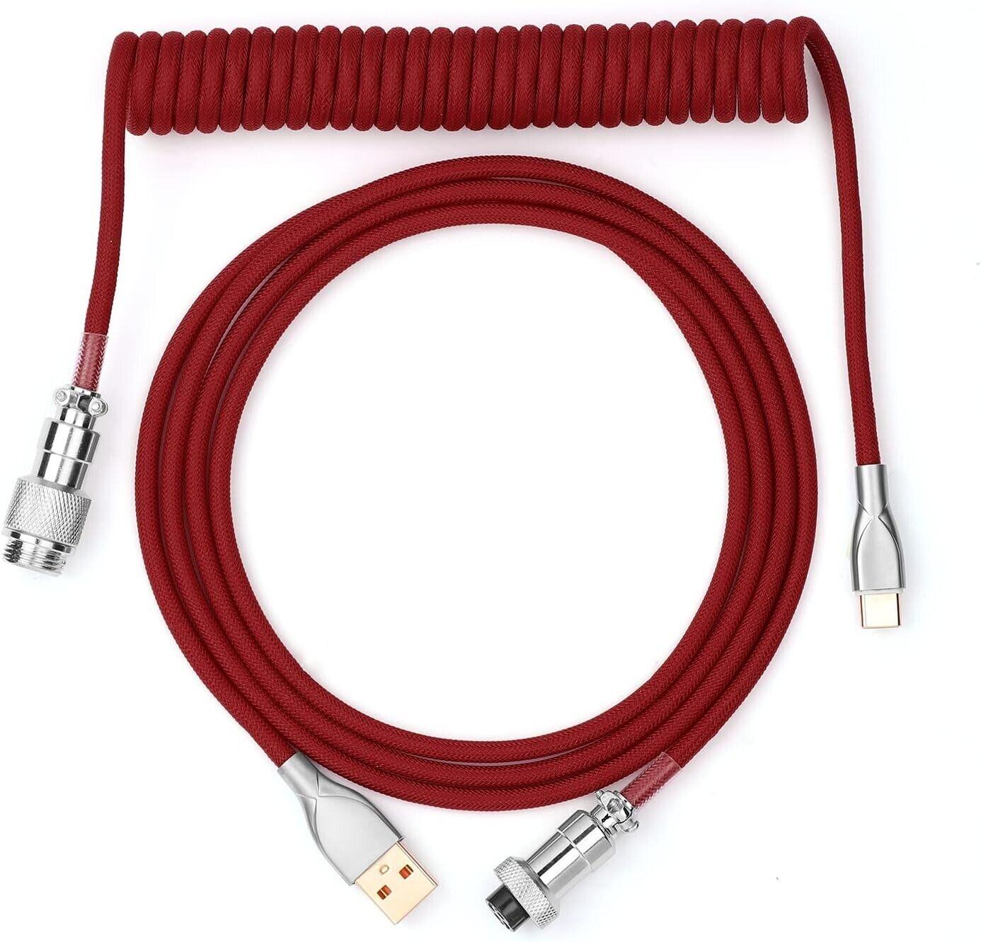 EPOMAKER Mix USB Typ C Kabel 1.8m, Typ-C zu USB A, TPU, Mechanisches Tastatur-Sp