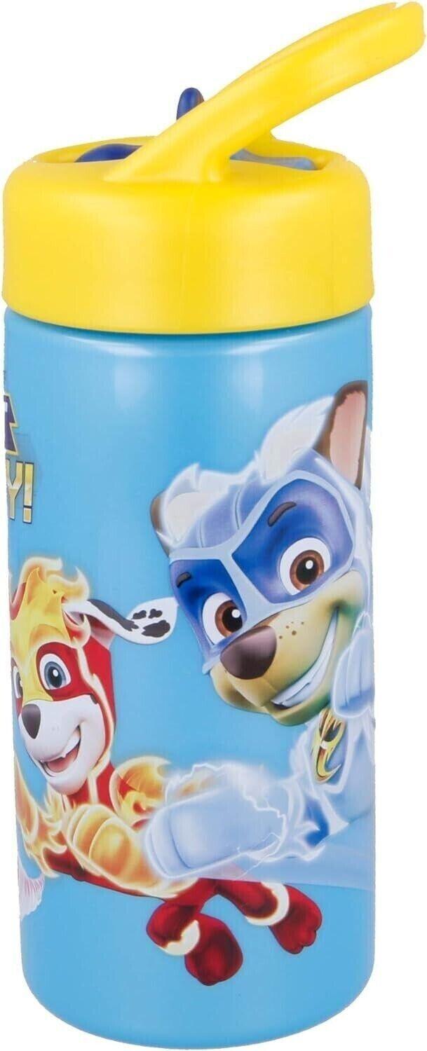 Trinkflasche PP Playground 410 ml PAW Patrol Mighty Pups, Kunststoff, bunt,