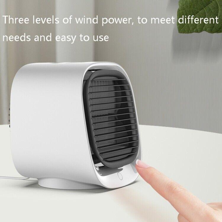 M201 Mini Thermantidote USB Desktop Home Büro Klimaanlage Ventilator Tragbare Lu