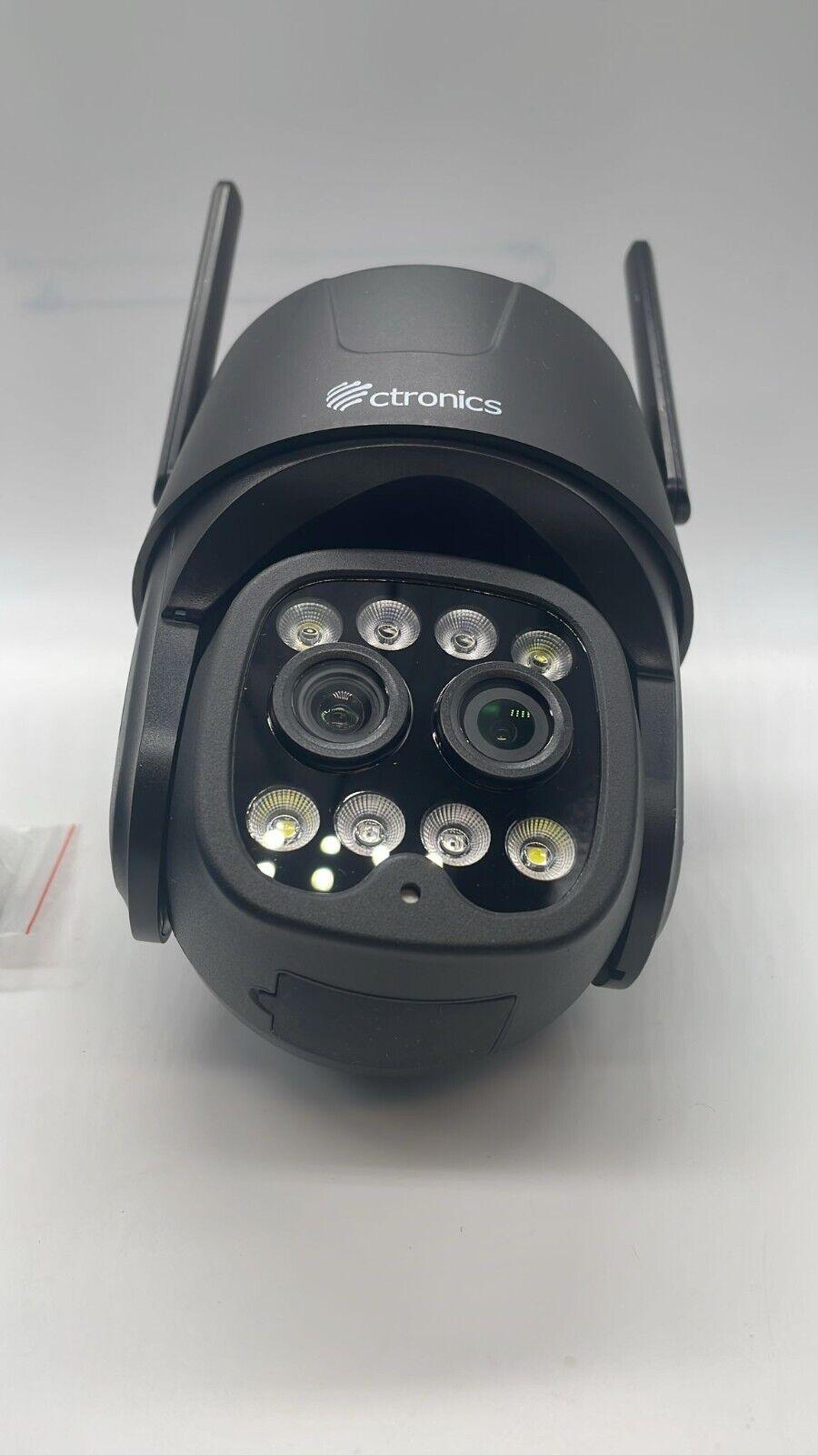 Ctronics 2K 4MP Überwachungskamera Aussen WLAN 2,4GHz/5GHz mit Dual-Objektiv, 6X