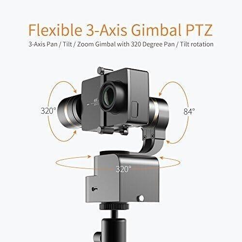 YI Gimbal Stabilisator 3 Achsen Gimbal Stabilizer geeignet für YI 4K plus / YI 4
