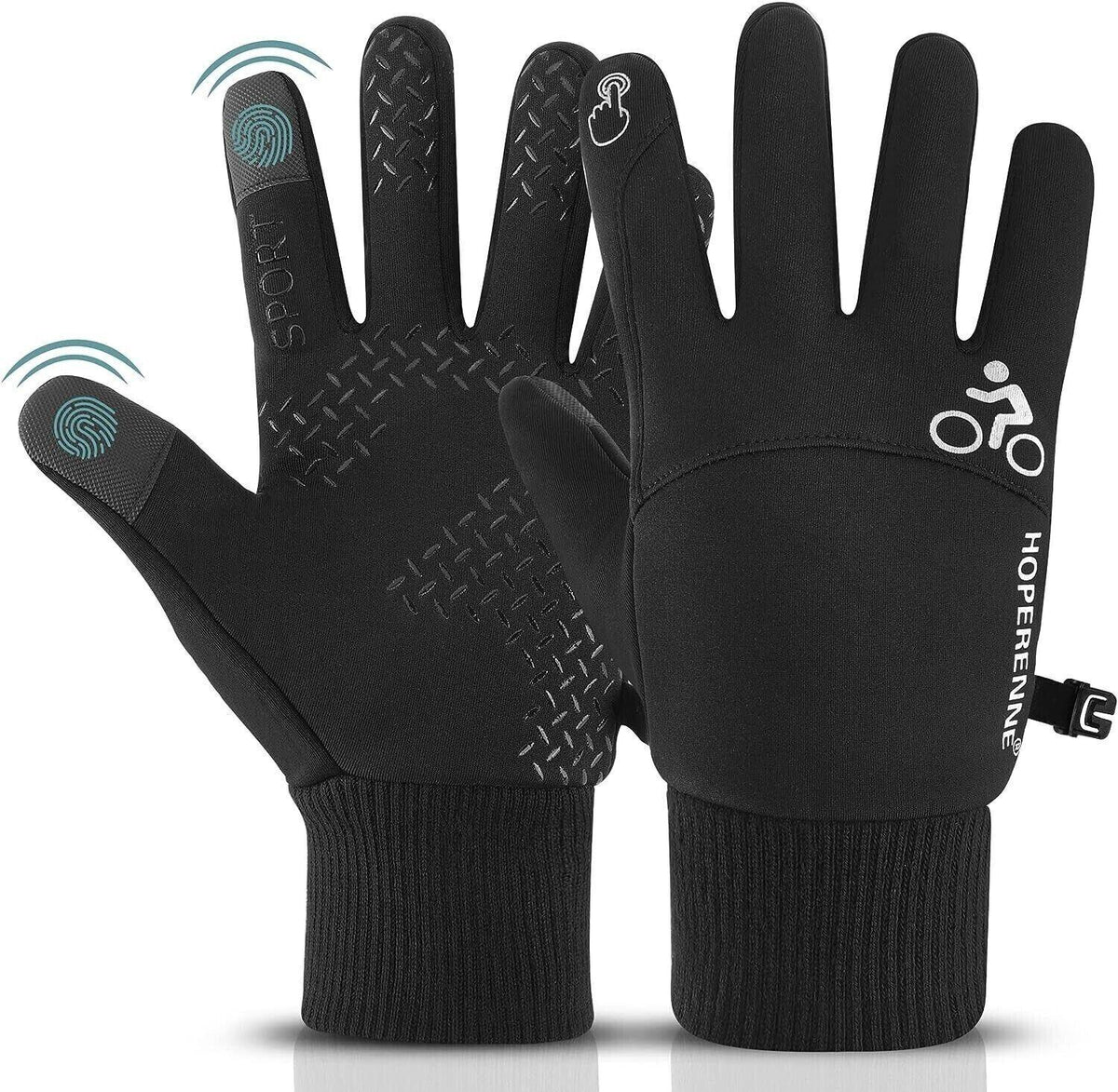 Hoperenne - Sporthandschuhe Fahrrad-Winter-Sport-Laufhandschuhe