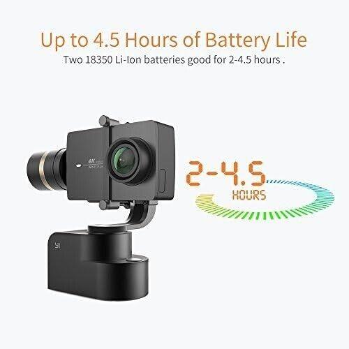 YI Gimbal Stabilisator 3 Achsen Gimbal Stabilizer geeignet für YI 4K plus / YI 4