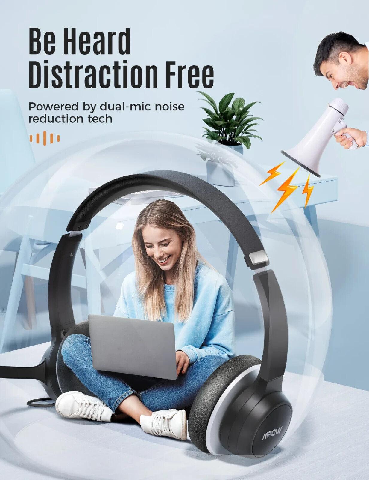 Mpow HC6 - wired comnputer headset