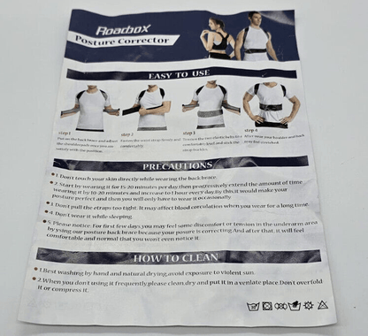 Roadbox Rückenbandage Rückenkorrektor Rücken Haltungskorrektur Korrekturgü- XL