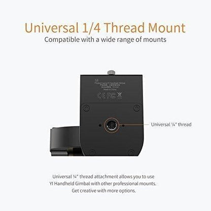 YI Gimbal Stabilisator 3 Achsen Gimbal Stabilizer geeignet für YI 4K plus / YI 4