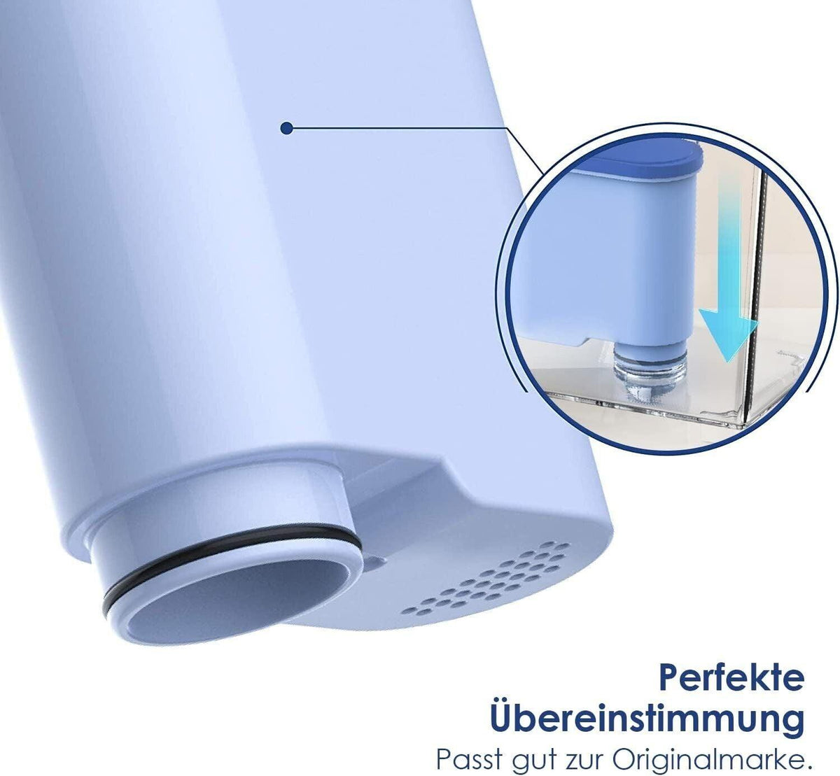 Waterdrop Ersatzwasserfilter für Philips® AquaClean® CA6903/10 CA6903/22, Kompat