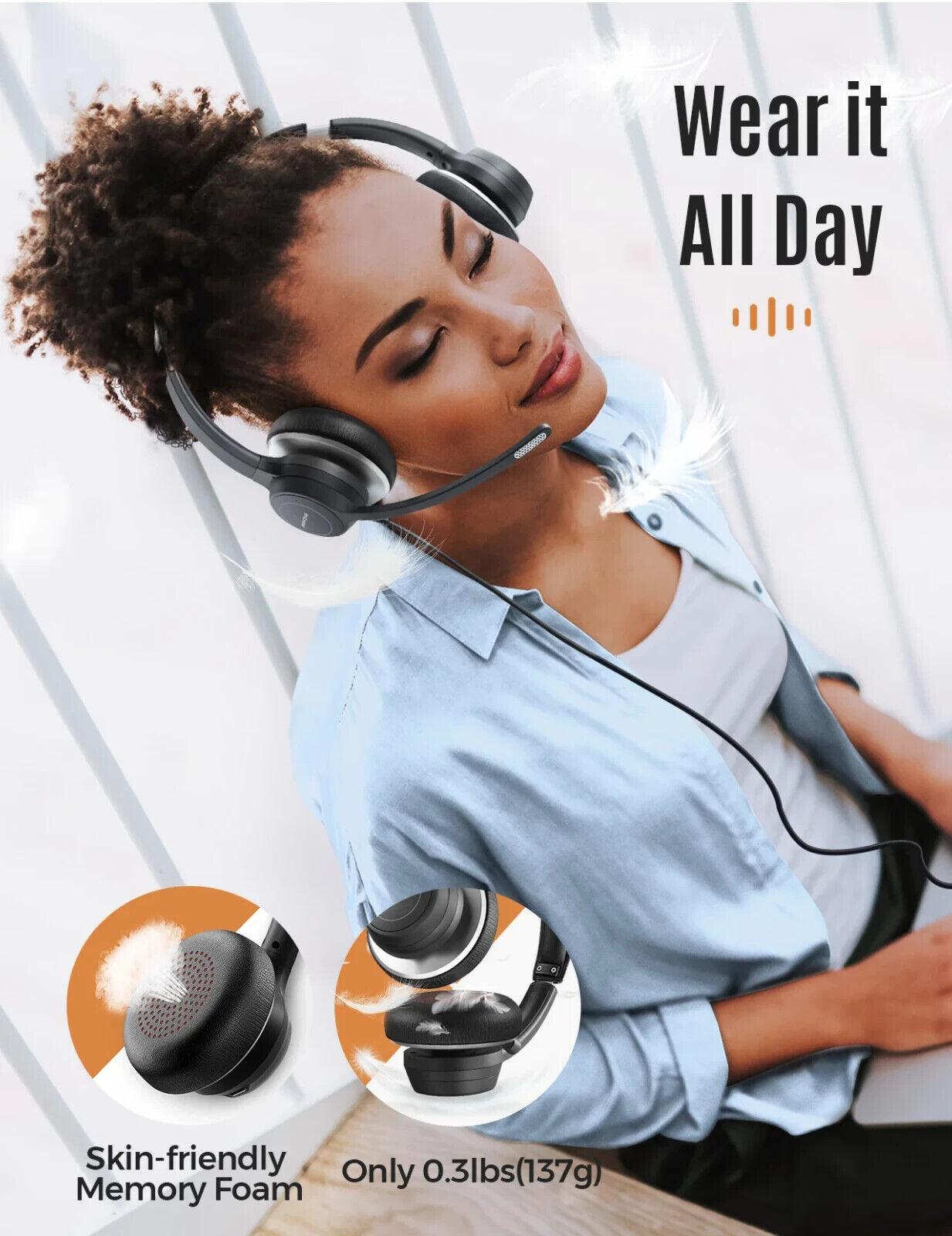 Mpow HC6 - wired comnputer headset