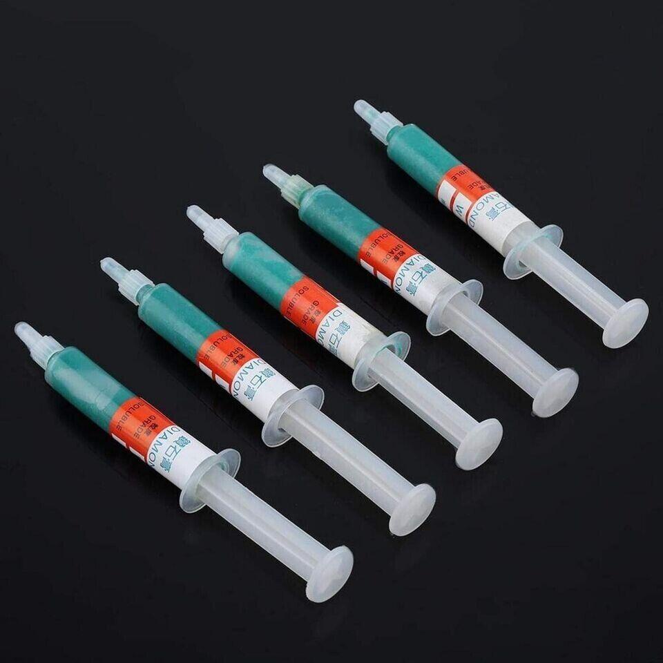 5 Stück/Set Diamantschleifpolierpaste Läppmasse Körnung W0.5-W40 320~10000 (W20)