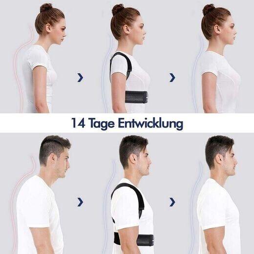 Roadbox Rückenbandage Rückenkorrektor Rücken Haltungskorrektur Korrekturgü- XL