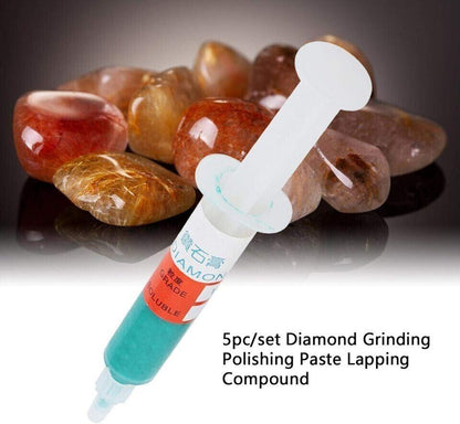 5 Stück/Set Diamantschleifpolierpaste Läppmasse Körnung W0.5-W40 320~10000 (W20)
