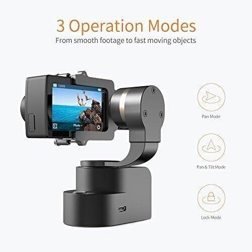 YI Gimbal Stabilisator 3 Achsen Gimbal Stabilizer geeignet für YI 4K plus / YI 4