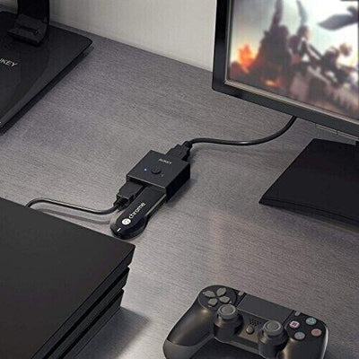 AUKEY HA-H04 - HDMI Switch Bidirektionaler 2 in 1 Out Unterstützt 3D und 4K Ode