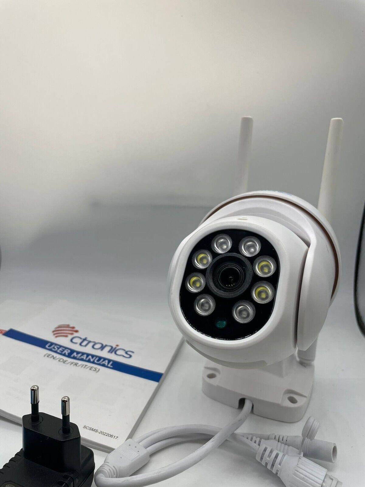ctronics PTZ Überwachungskamera Aussen,1080P Kabellose IP WLAN Outdoor Kamera mi